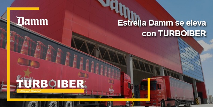 Estrella Damm se eleva con Turboiber