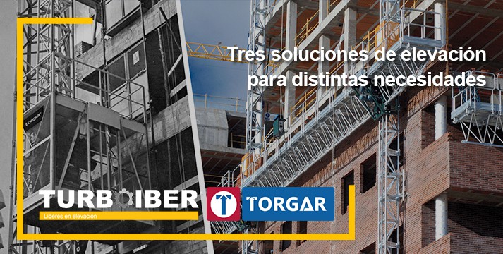 Tres soluciones de elevación para distintas necesidades