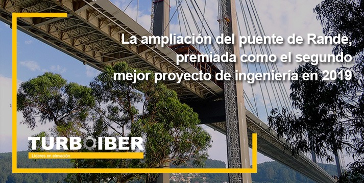 La ampliación del puente de Rande, premiada como el segundo mejor proyecto de ingeniería en 2019