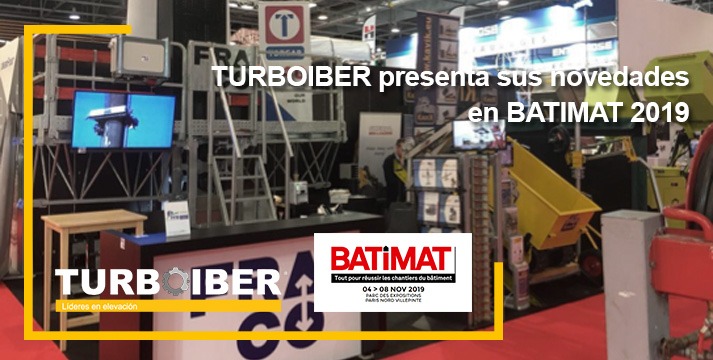 TURBOIBER presenta sus novedades en BATIMAT 2019