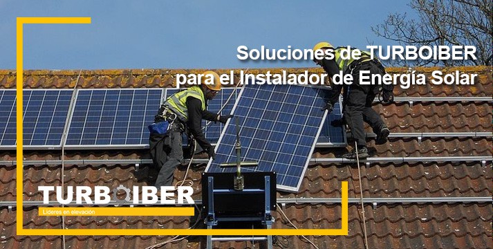 Soluciones de TURBOIBER para el instalador de energía solar