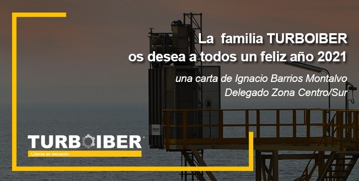 La familia TURBOIBER os desea a todos feliz año 2021