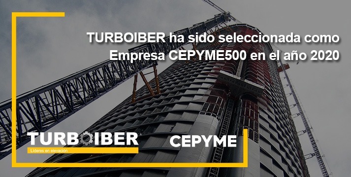 Turboiber ha sido seleccionada como Empresa CEPYME500 en el año 2020