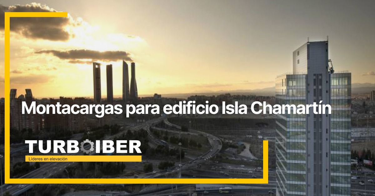 Montacargas para edificio en Isla Chamartín
